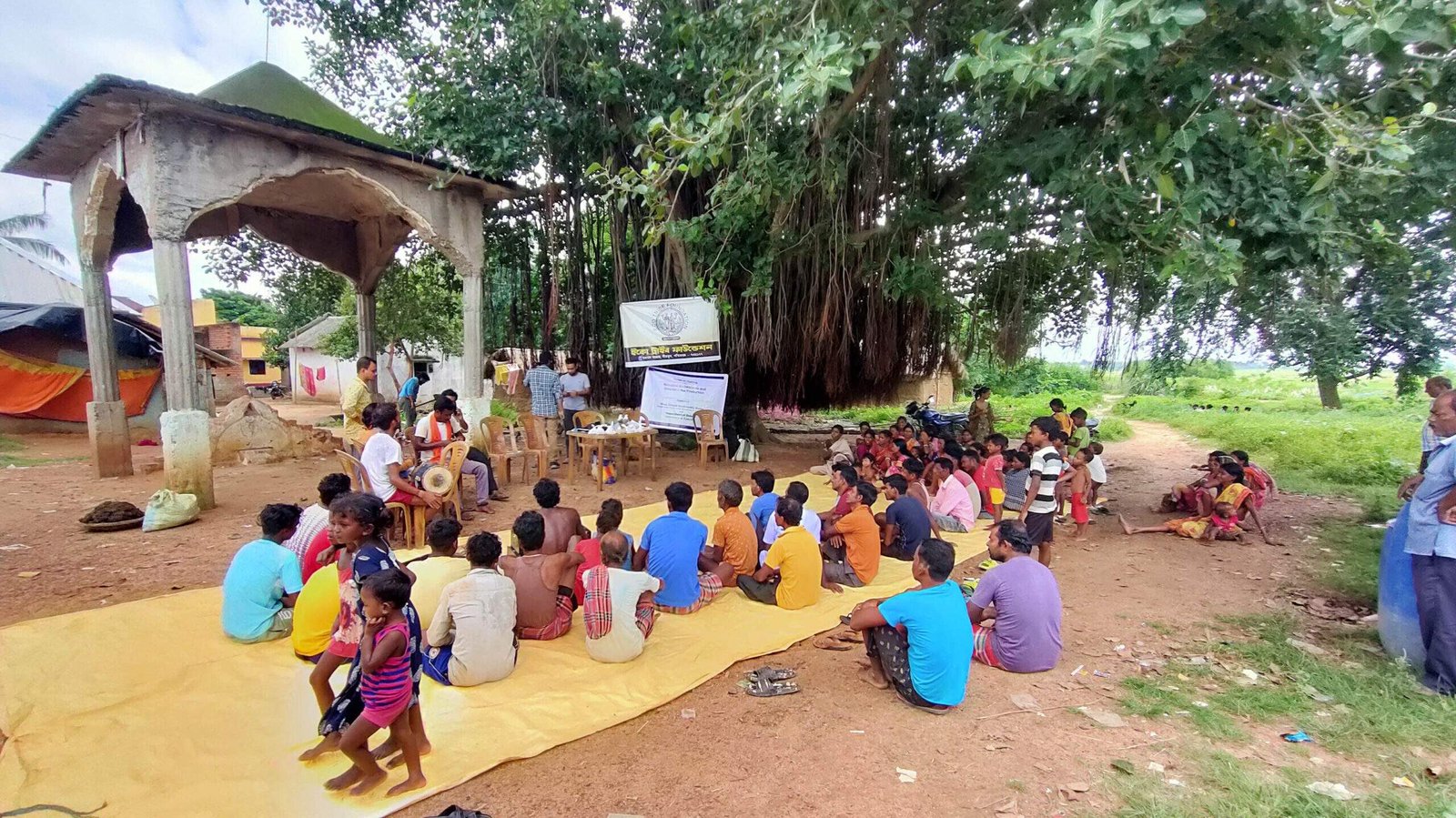 Woman holding seedling with hope in her eyes
